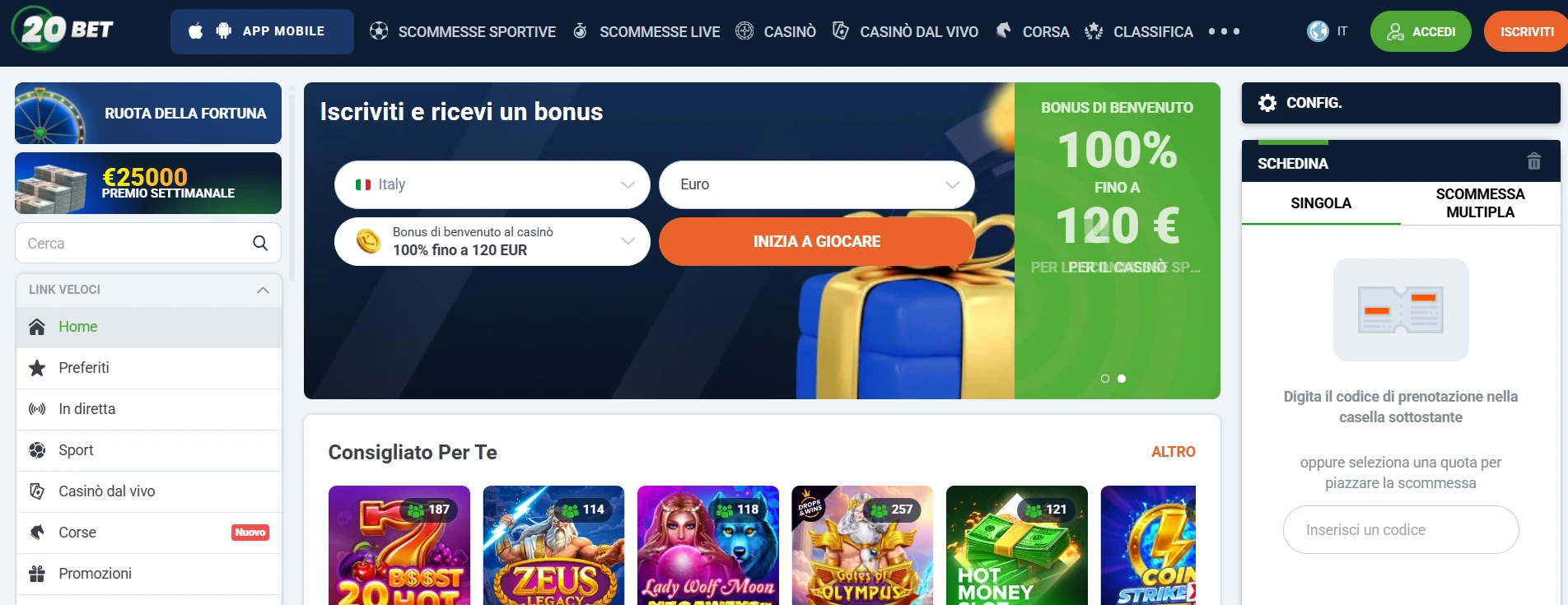 20bet Casino